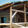 chalet en rondins - vue extérieure