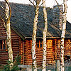 chalet en rondins - vue extérieure